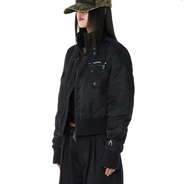 아캄 하이넥 봄버 자켓