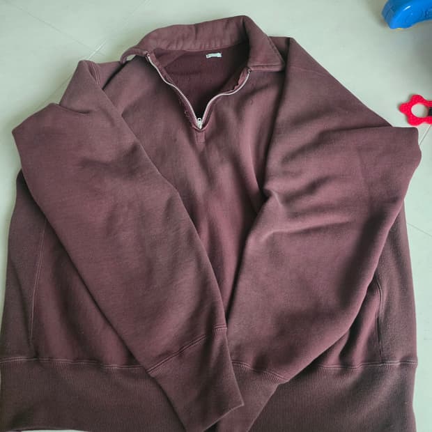 apresse 빈티지 스웻 버건디4사이즈