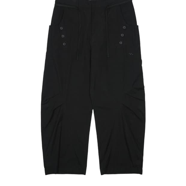[1] 산산기어 타이 팬츠 블랙 Tie Pants Black