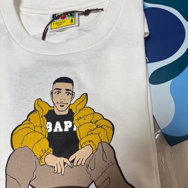 BAPE GALLERY × Santa Inoue Tee White