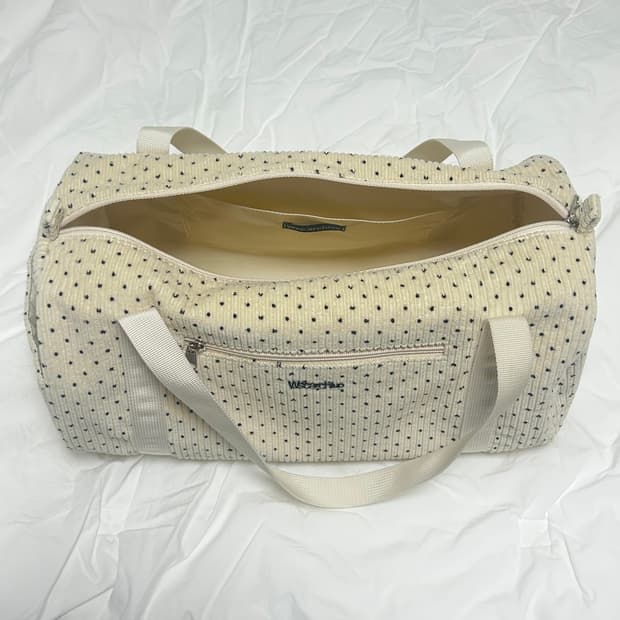 Wsc archive wsc 아카이브 도트 배럴백 크림