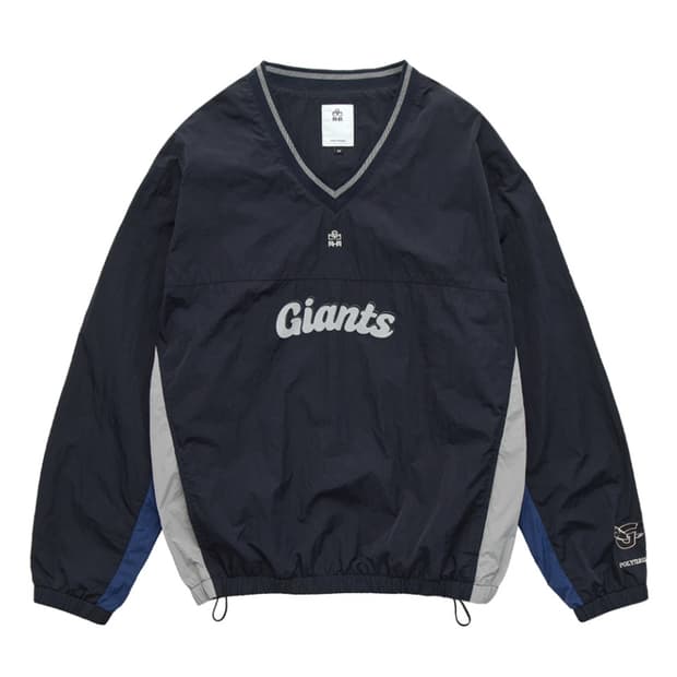 [120,XL] 롯데자이언츠X폴리테루 풀오버 네이비 새상품