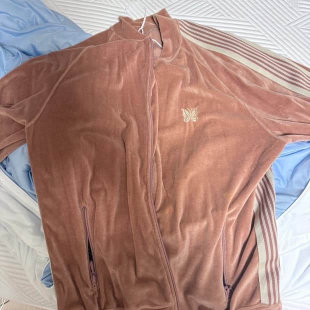 Needles 벨루어 트랙 자켓 XL