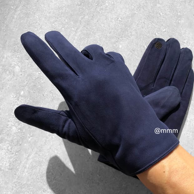 [Unisex] 스웨이드 가죽 장갑 스마트터치