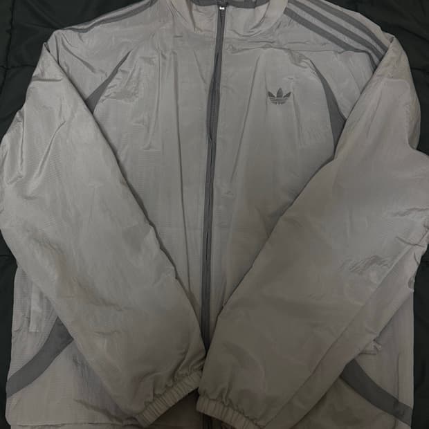 아디다스 2000s 우븐 트랙탑 L