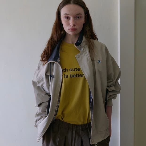 노컨텐츠 코튼 캐주얼 점퍼