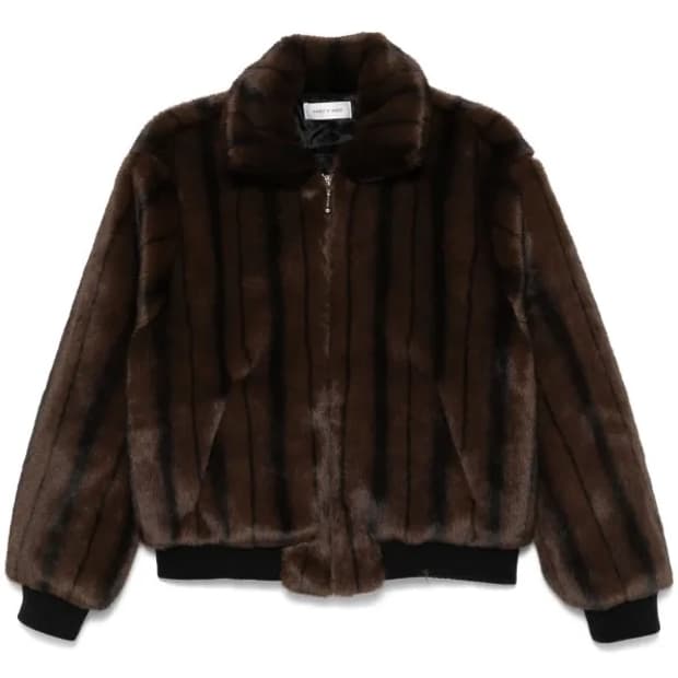 ernest w baker 24AW 밍크 해링턴 퍼 자켓