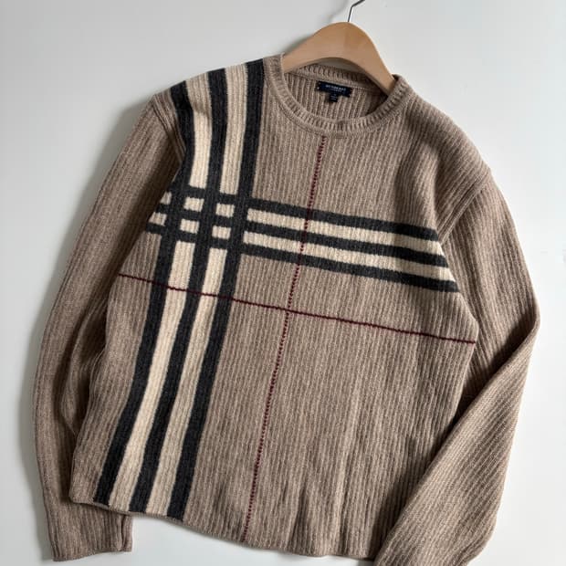 Burberry 버버리 클래식 체크 패턴 울 니트