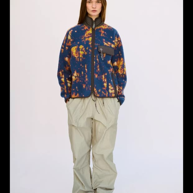 [S] 자라x앤드 원더 플리스 자켓 울 멀티컬러