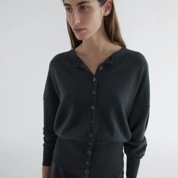 [XS,S,M,L]팔로마울 Rosana 가디건/다크 그린