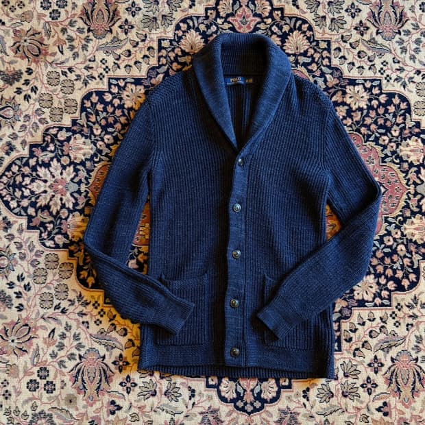 폴로 랄프로렌 숄칼라 가디건 슬림100