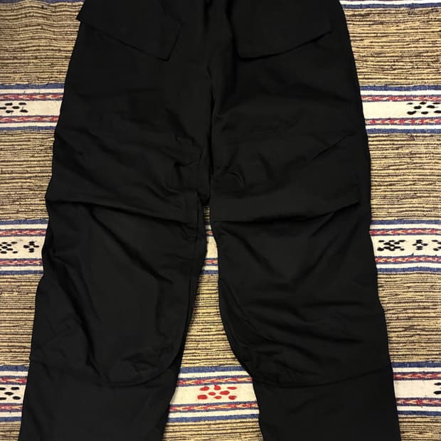 (M)ETCE 이티씨이 나일론 립스탑 더블니 라운지 와이드팬츠