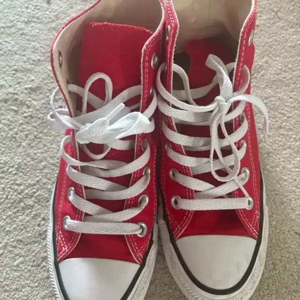 컨버스 올스타 척테일러 230 코어 하이 레드 스니커즈