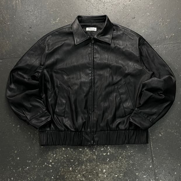 100 파르티멘토 비건 레더자켓 