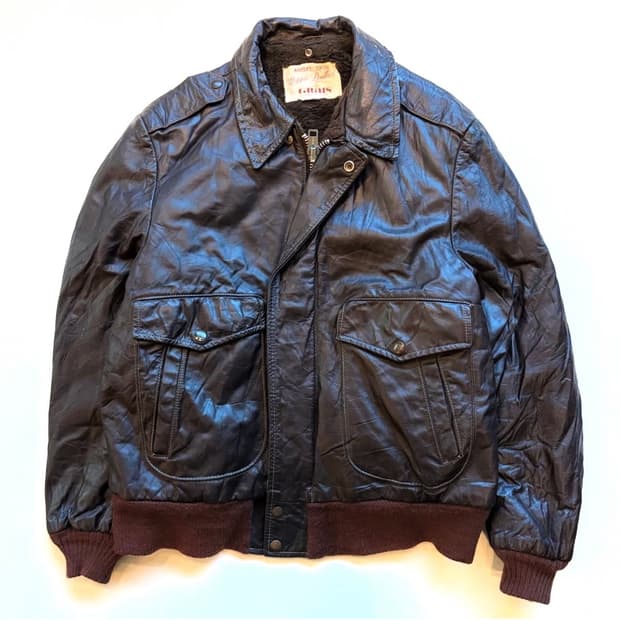 90's U.S.A 가죽 자켓