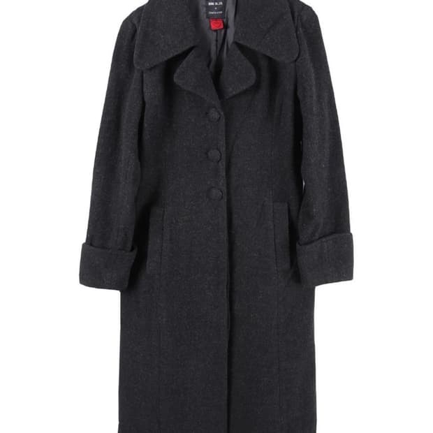 빈티지 울나일론 코트