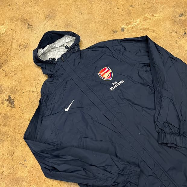 [정품/L] 나이키 아스날 바람막이 네이비 b8