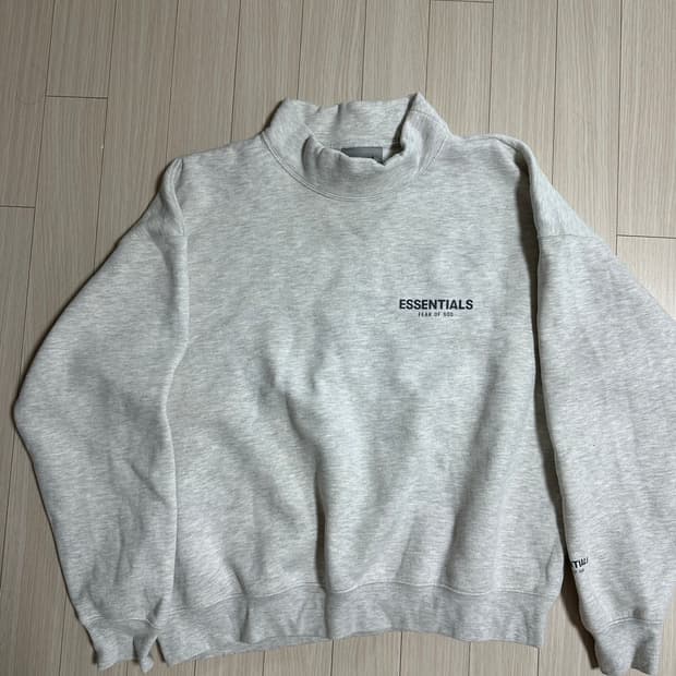 피오갓 에센셜 모크넥 맨투맨 L사이즈