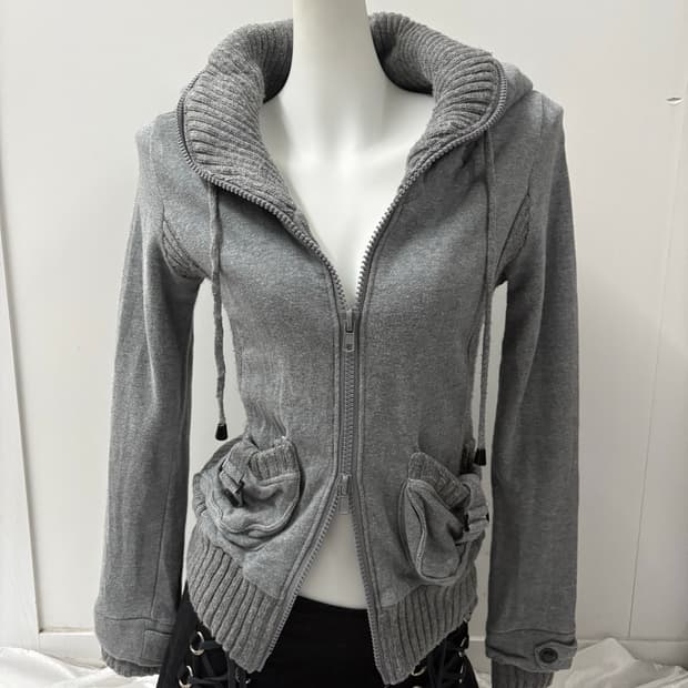 Y2K 투웨이 후드집업