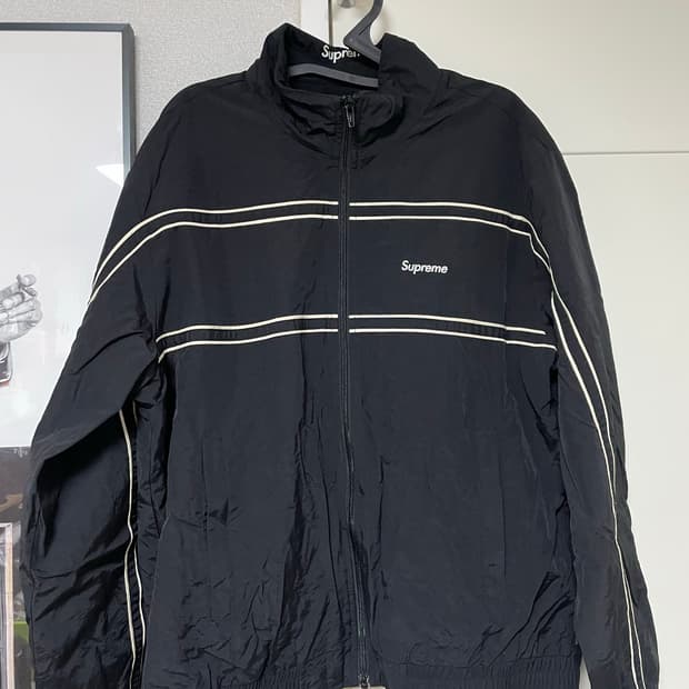 슈프림 파이핑 트랙자켓