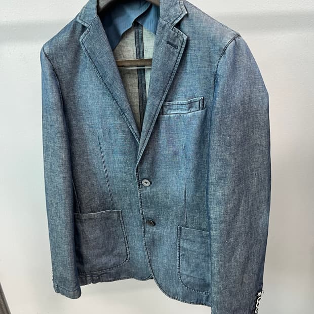 100) AT.P.CO 데님 린넨자켓