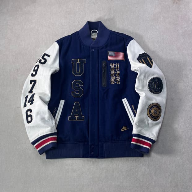100 나이키 드림팀 20주년 바시티 자켓