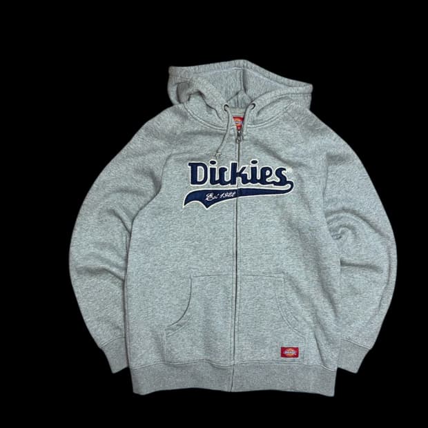 디키즈 그레이 후드 집업