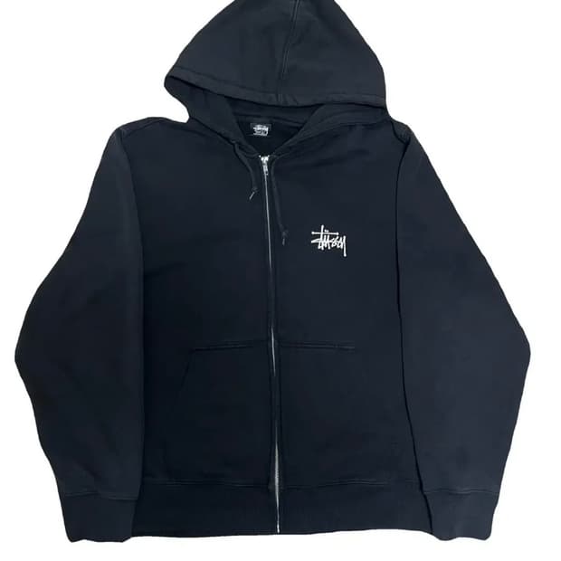 스투시 베이직 후드집업