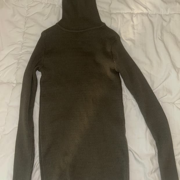 vintage khaki turtleneck
