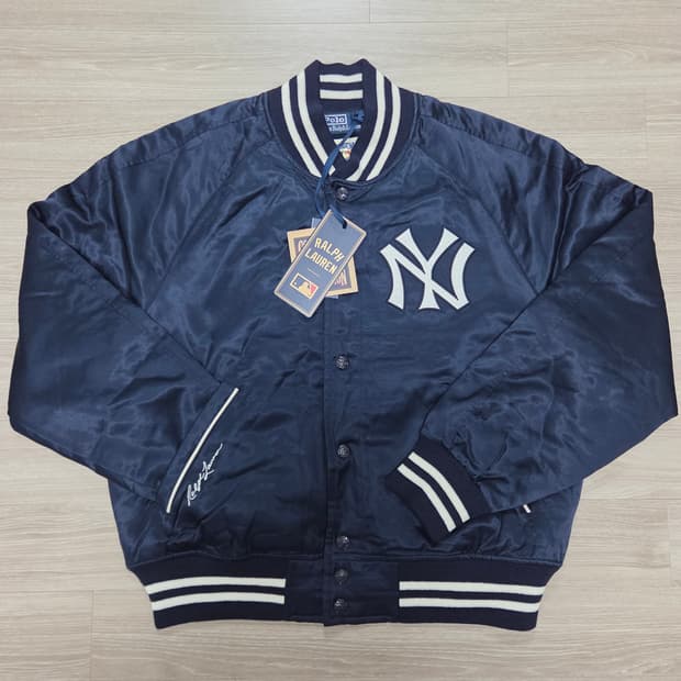 [새상품]폴로 랄프로렌 양키스 바시티 새틴 여성 자켓