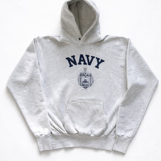 80s US Naval Academy R/W 후디 2XL