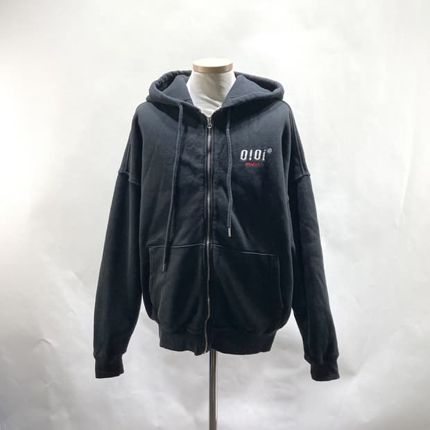 5252 by OIOI 공용 후드집업자켓 블랙 free 