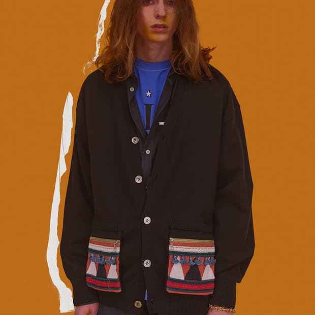  언더커버 23fw 프린즈 포켓 가디건