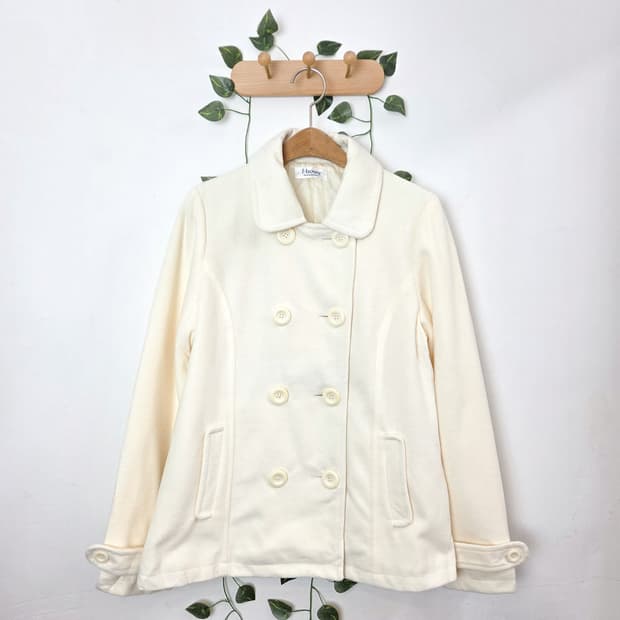 더블 버튼 코트