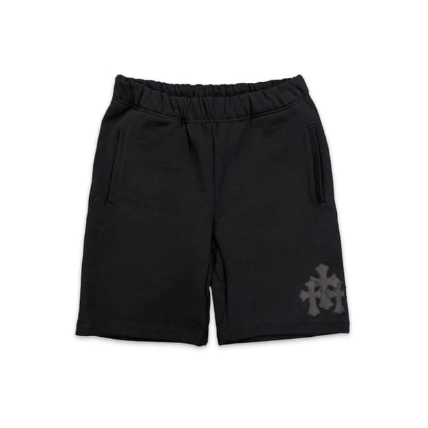 [XL]크롬하츠 레더 페이퍼잼 쇼츠