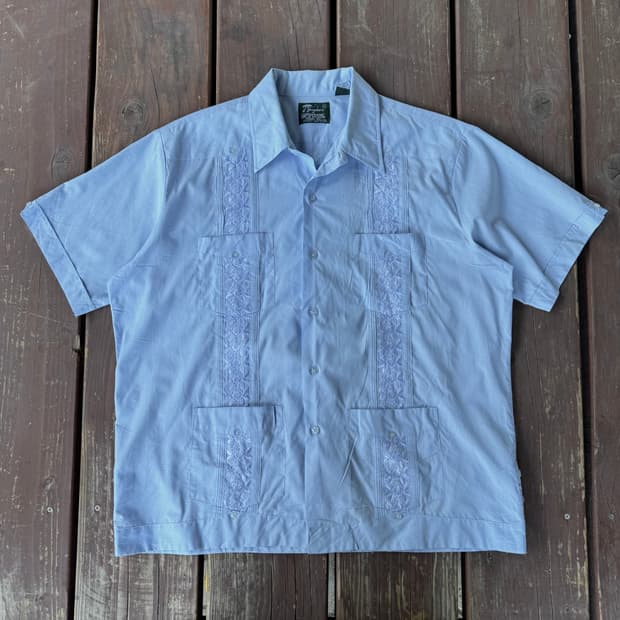 70s 빈티지 구아야베라 셔츠 (XL)  