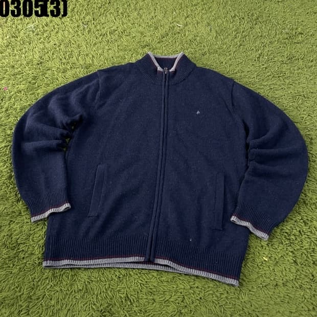 올젠 니트 집업 자켓