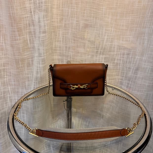 정품 레베카밍코프 가죽 크로스백    