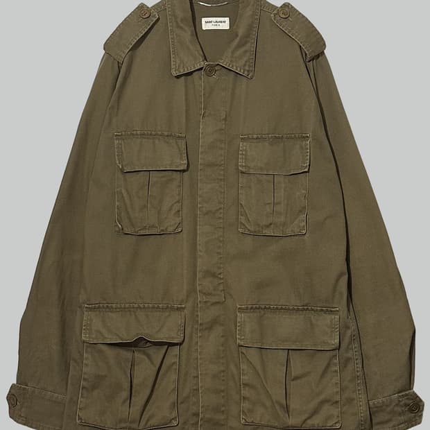 생로랑 밀리터리 자켓