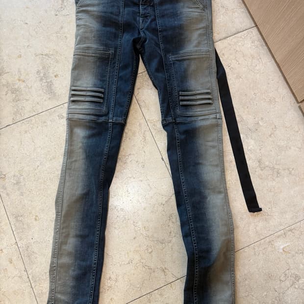 릭오웬스 나가킨 허슬러 데님 팬츠