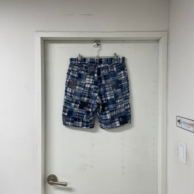 폴로 랄프로렌 체크 페이즐리 반바지 29
