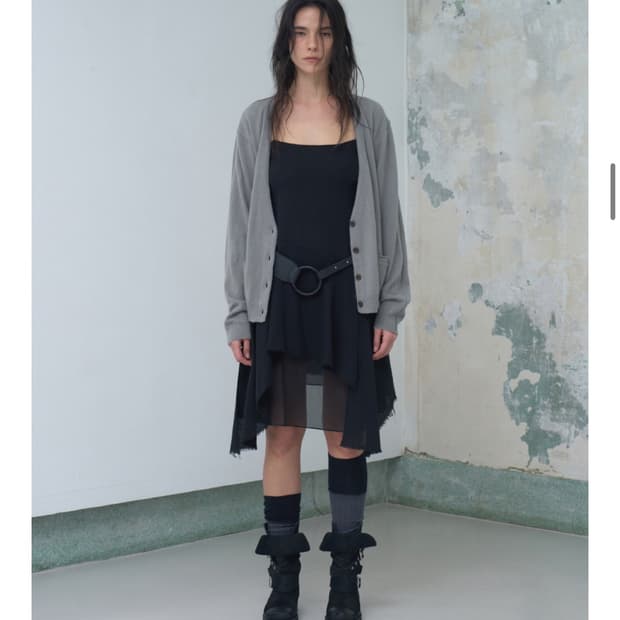 Verso 베르소 원피스 Asymmetric wool dress