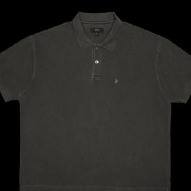 stussy 스투시 피그 다이드 워싱 폴로 polo 카라티