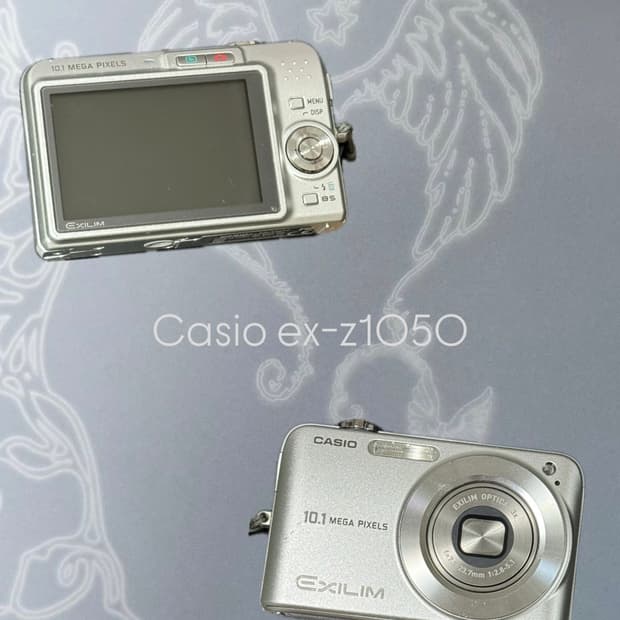 🎀 카시오 엑실림 EX-Z1050 실버 세트 🎀