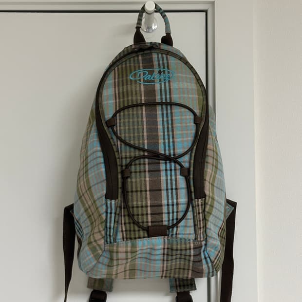 Dakine 체크&도트 백팩 블루그린2