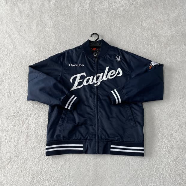 L 한화이글스 2025 스파이더 어센틱 춘추 점퍼자켓