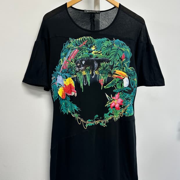 발렌시아가 프린팅 티셔츠