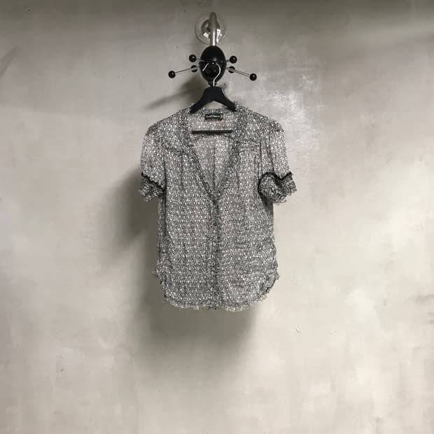 쟈딕앤볼테르 반팔 블라우스 S(W)