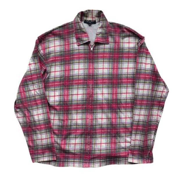 [S]꼼데가르송 옴므 옴브레 집업 셔츠