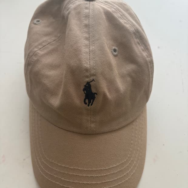Kids polo cap 키즈 폴로 베이지 모자